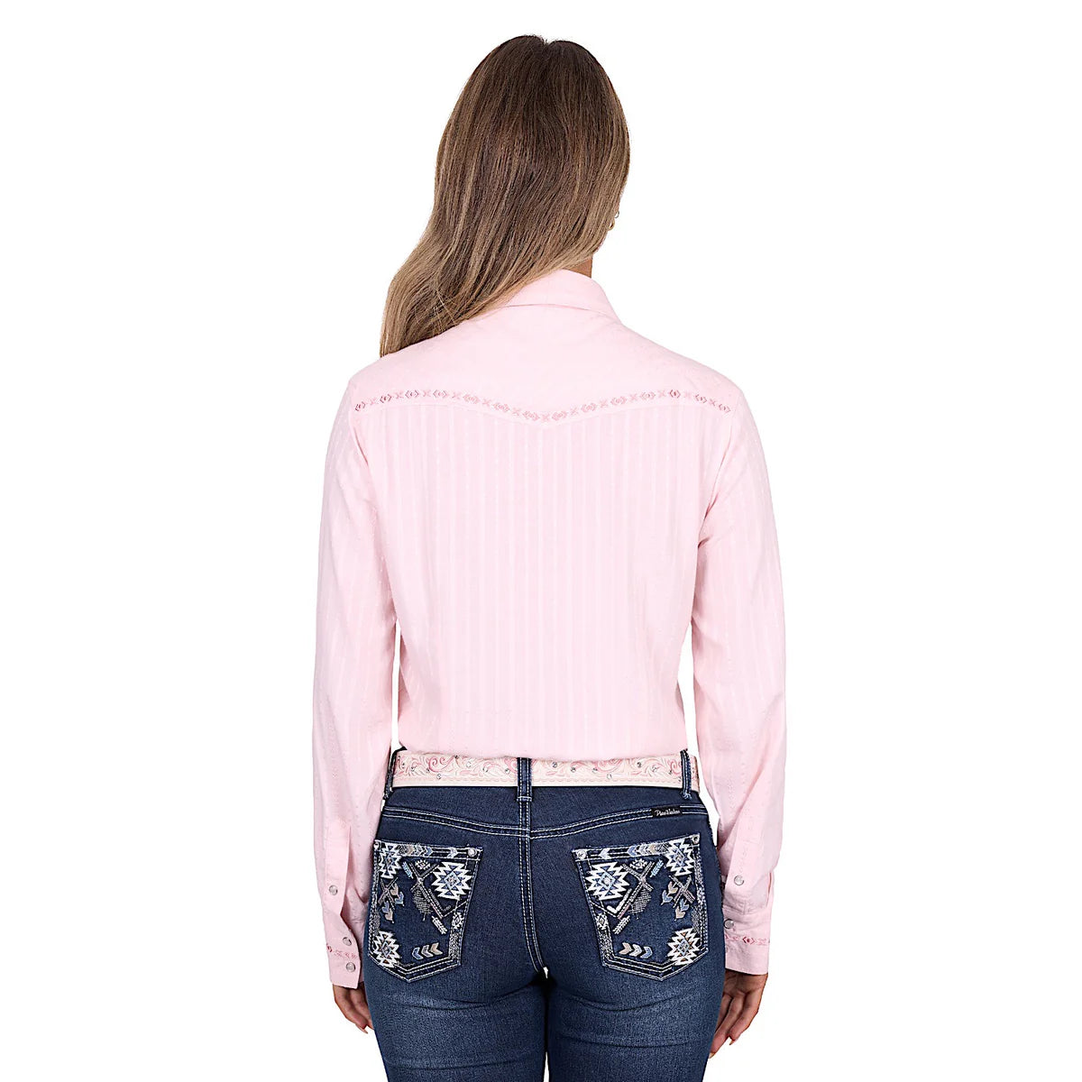'Evelyn' Longsleeve Shirt - Blush
