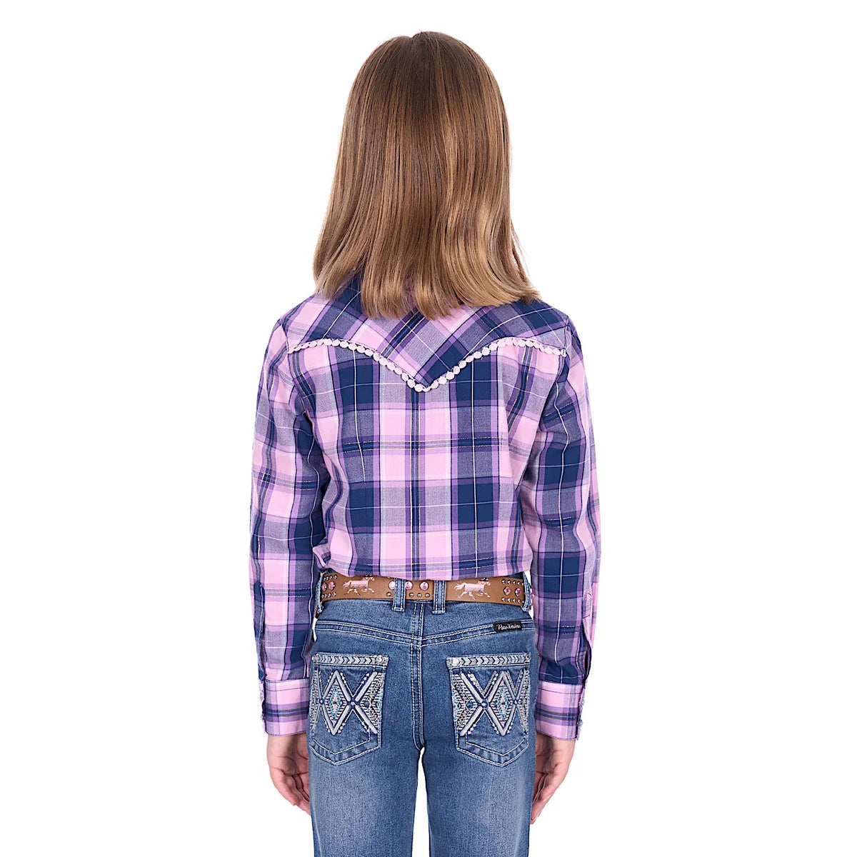 'Arleen' Longsleeve Shirt - Pink/Navy
