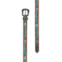 'Taliah' Belt - Tan/Multi