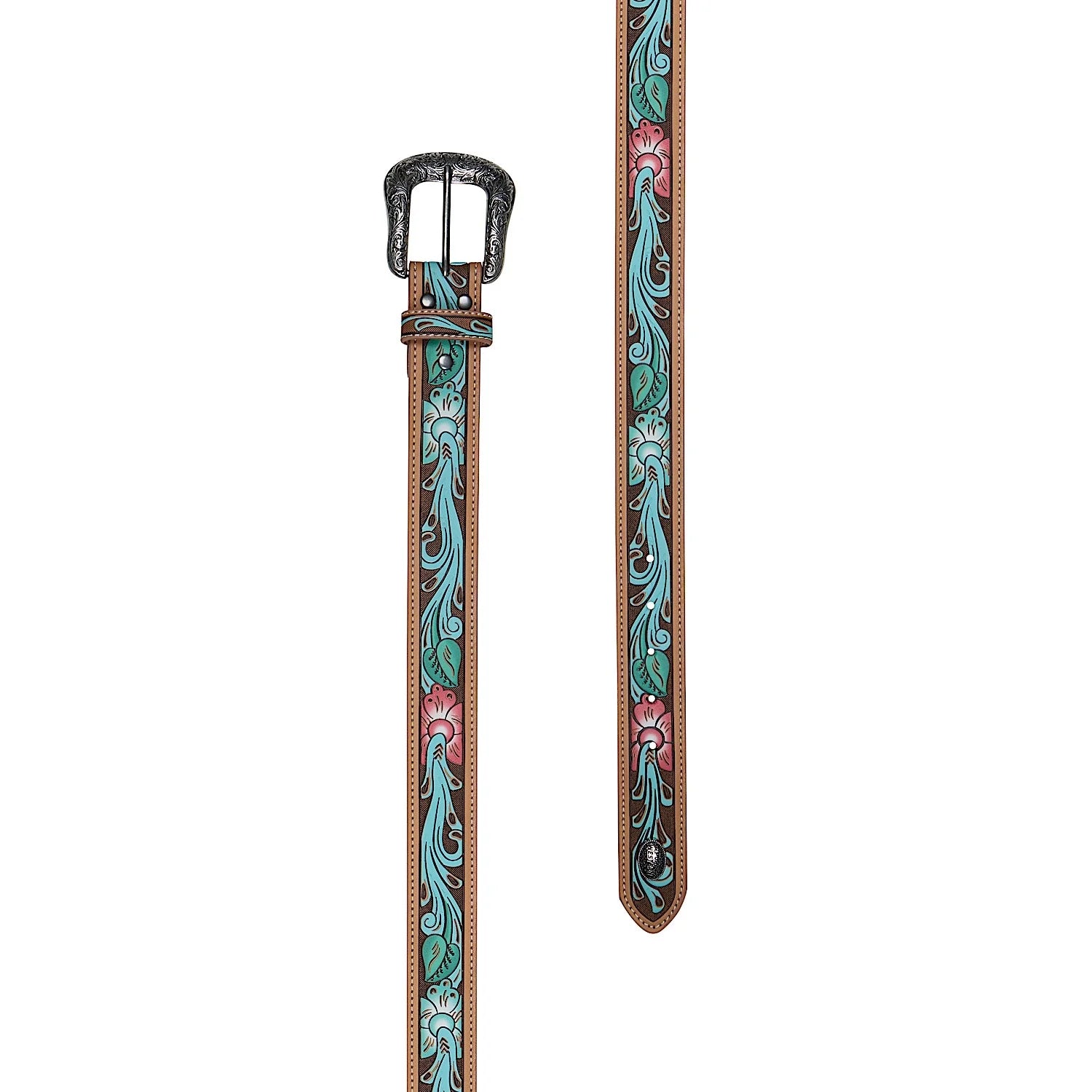'Taliah' Belt - Tan/Multi