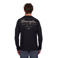 'Evan' Long Sleeve Tee - Black