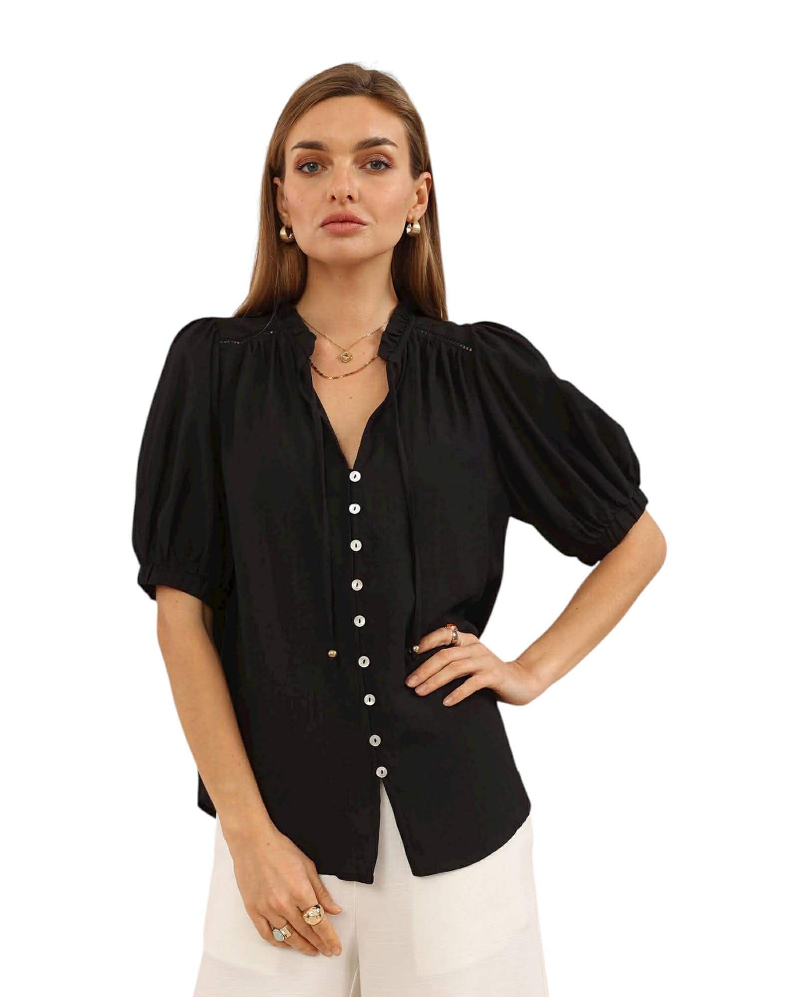 'Zara' Top - Black
