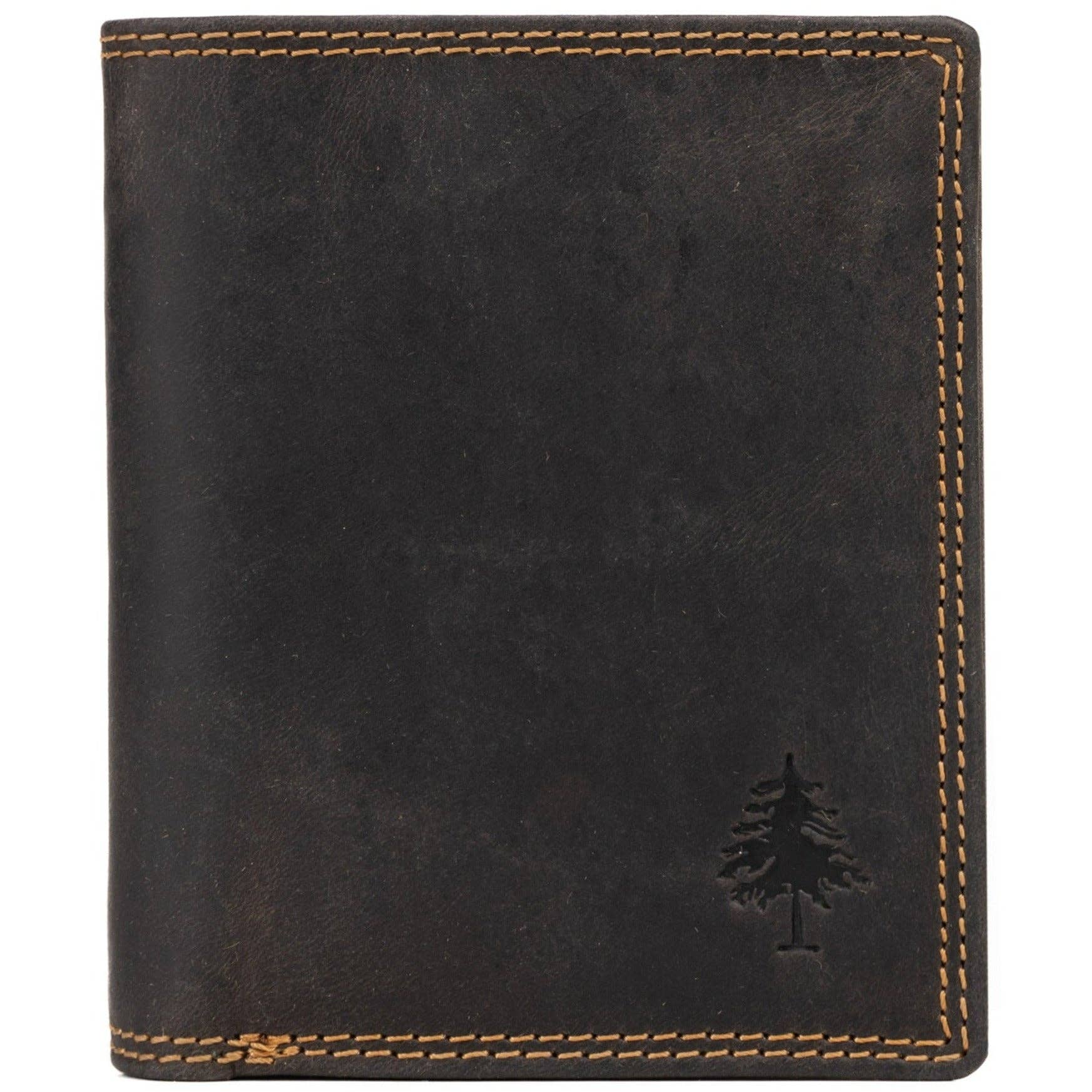 'Melton' Mens RFID Leather Wallet - Brown