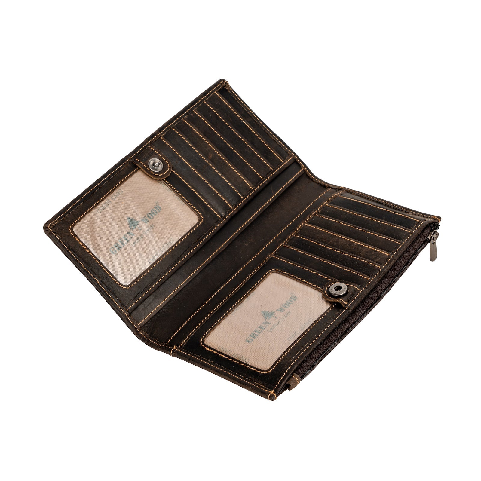 ‘Broome’ Leather Wallet - Brown