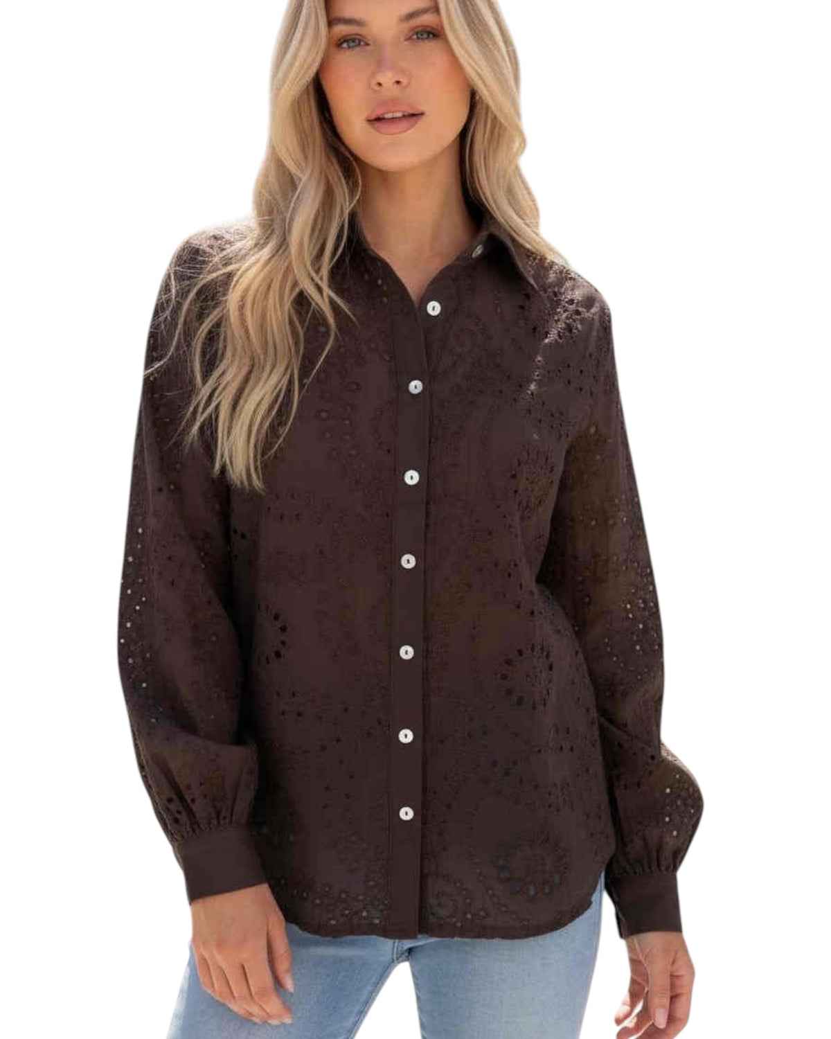 ‘Annalise' Top - Choc