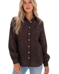 ‘Annalise' Top - Choc