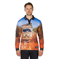 Mens 'Blazing' Longsleeve Fishing Shirt
