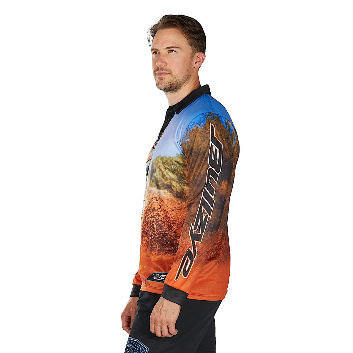 Mens 'Blazing' Longsleeve Fishing Shirt