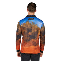 Mens 'Blazing' Longsleeve Fishing Shirt