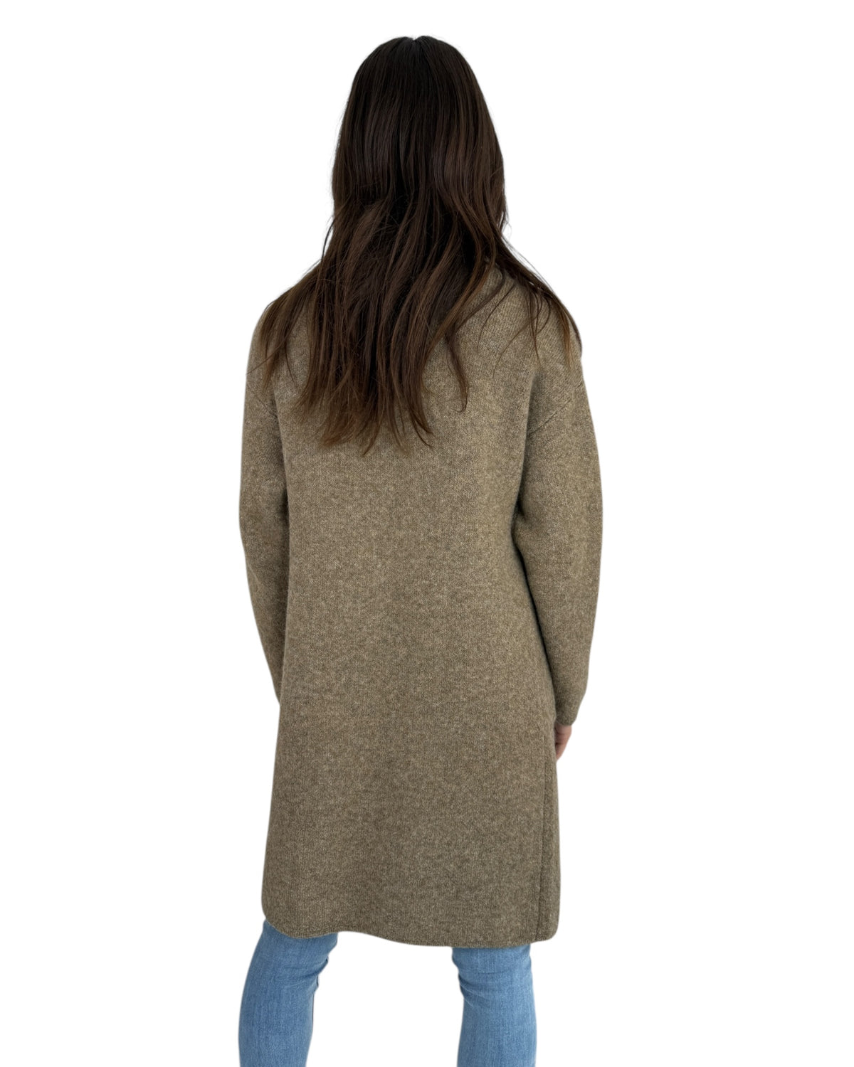 'Jess' Knit Cardigan - Walnut