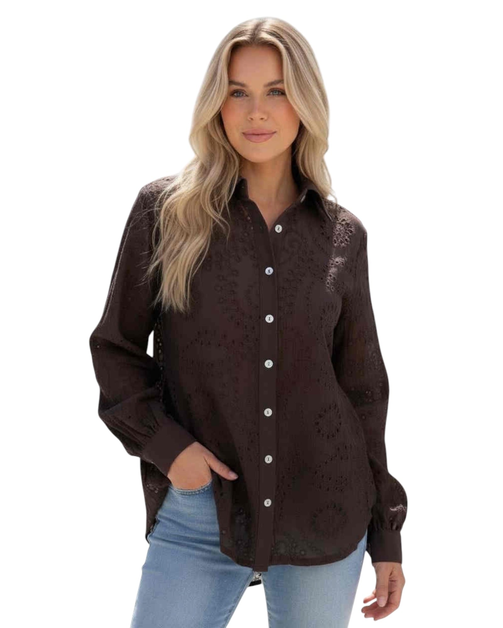 ‘Annalise' Top - Choc