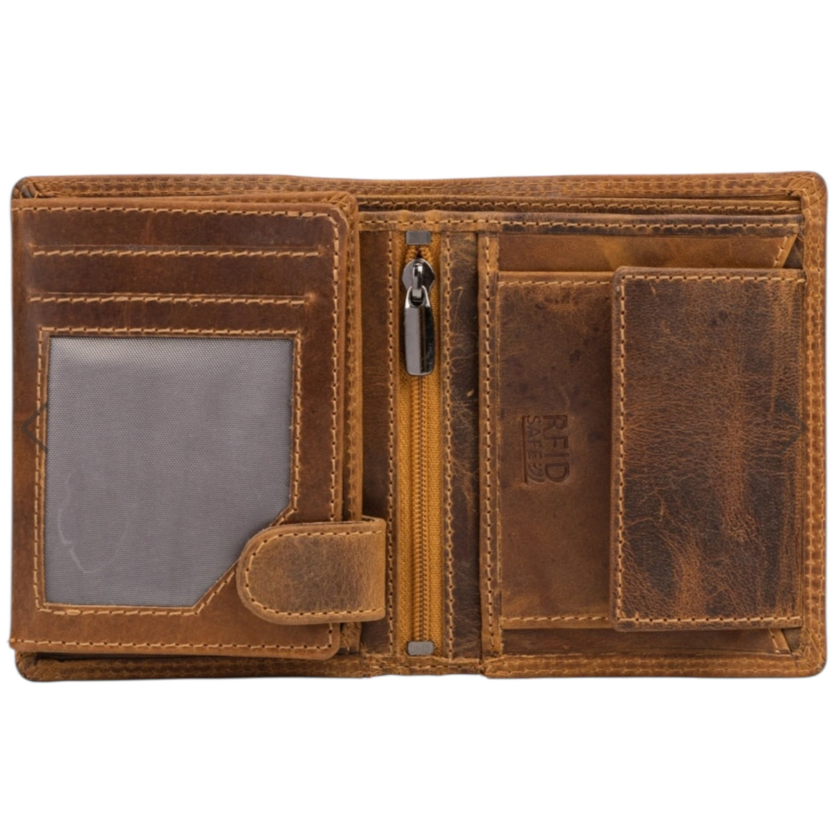 ‘Tyler' Mens Wallet - Camel