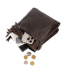 'Isalie' Leather Crossbody Bag - Brown