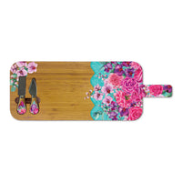 Large Board & Cheese Knives - Rose Bouquet