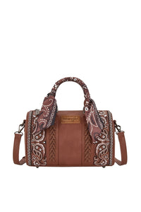 Wrangler Paisley Barrel Bag - Brown