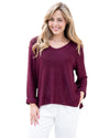 'Charlie’ Knit Jumper - Plum
