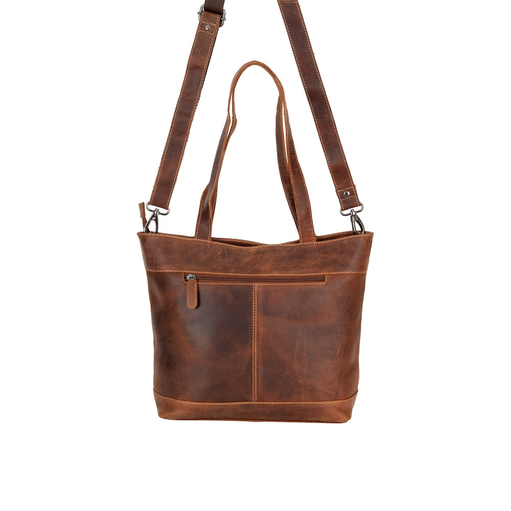 ‘Rowan' Leather Shoulder & Crossbody Bag - Sandel