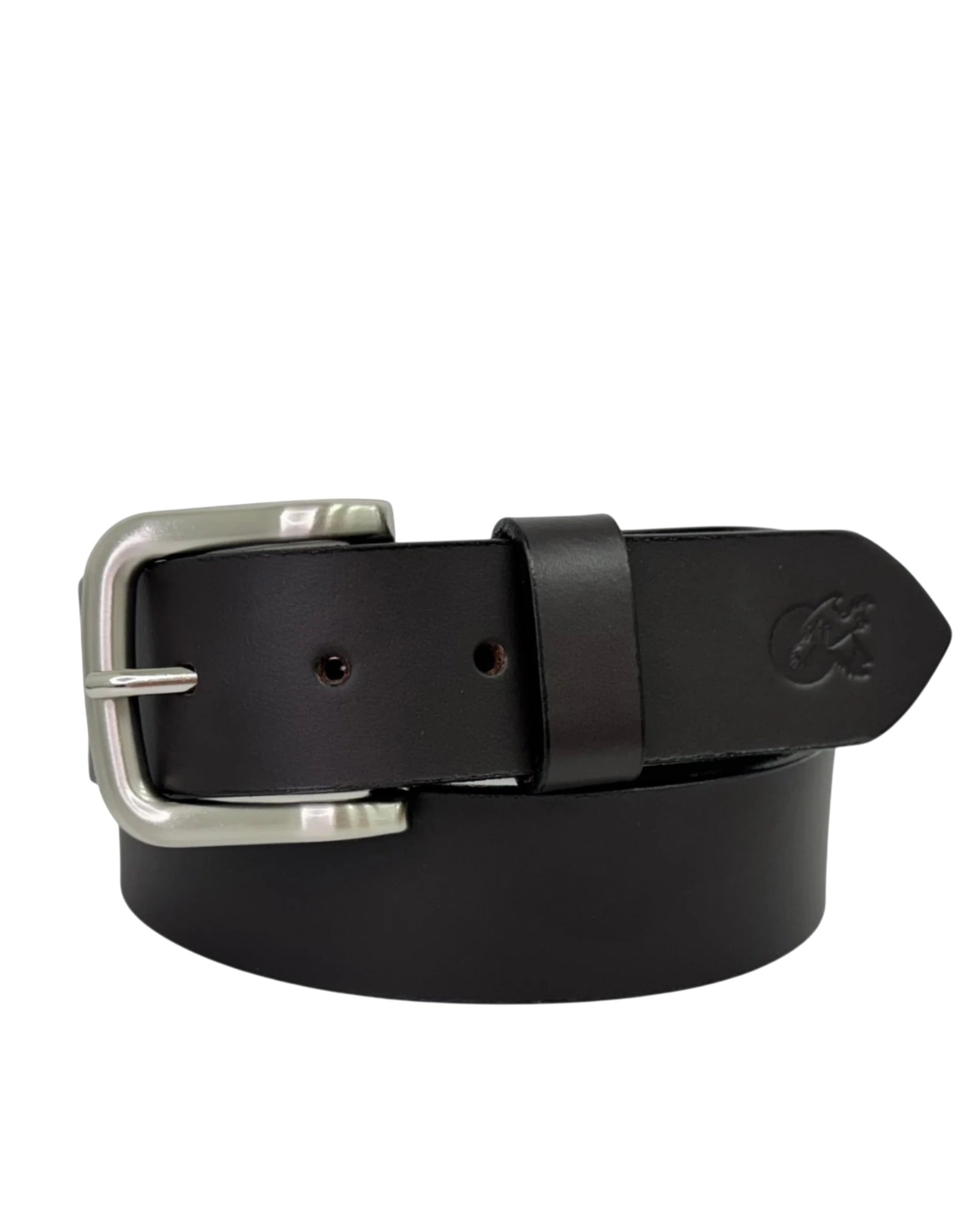 Casual Leather Belt - Brown
