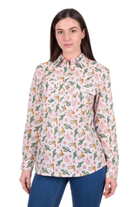 ‘Cleo' Half Placket Longsleeve Shirt