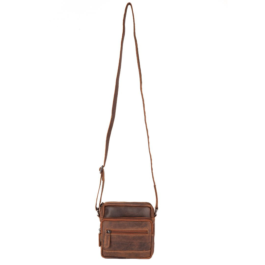 ‘Oliver' Leather Crossbody Bag – Sandel