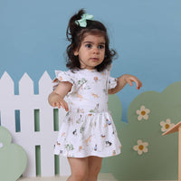 Dog Park Short Sleeve Organic Dress