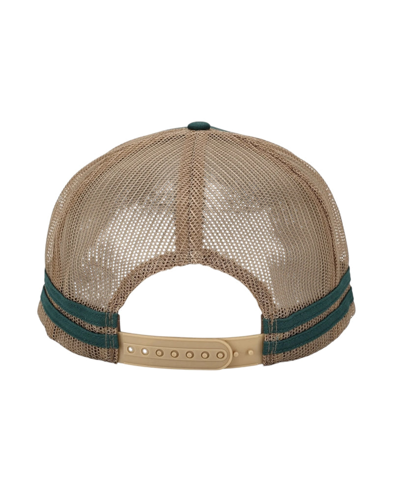 CEC Teal & Beige Longhorn Logo Trucker Cap