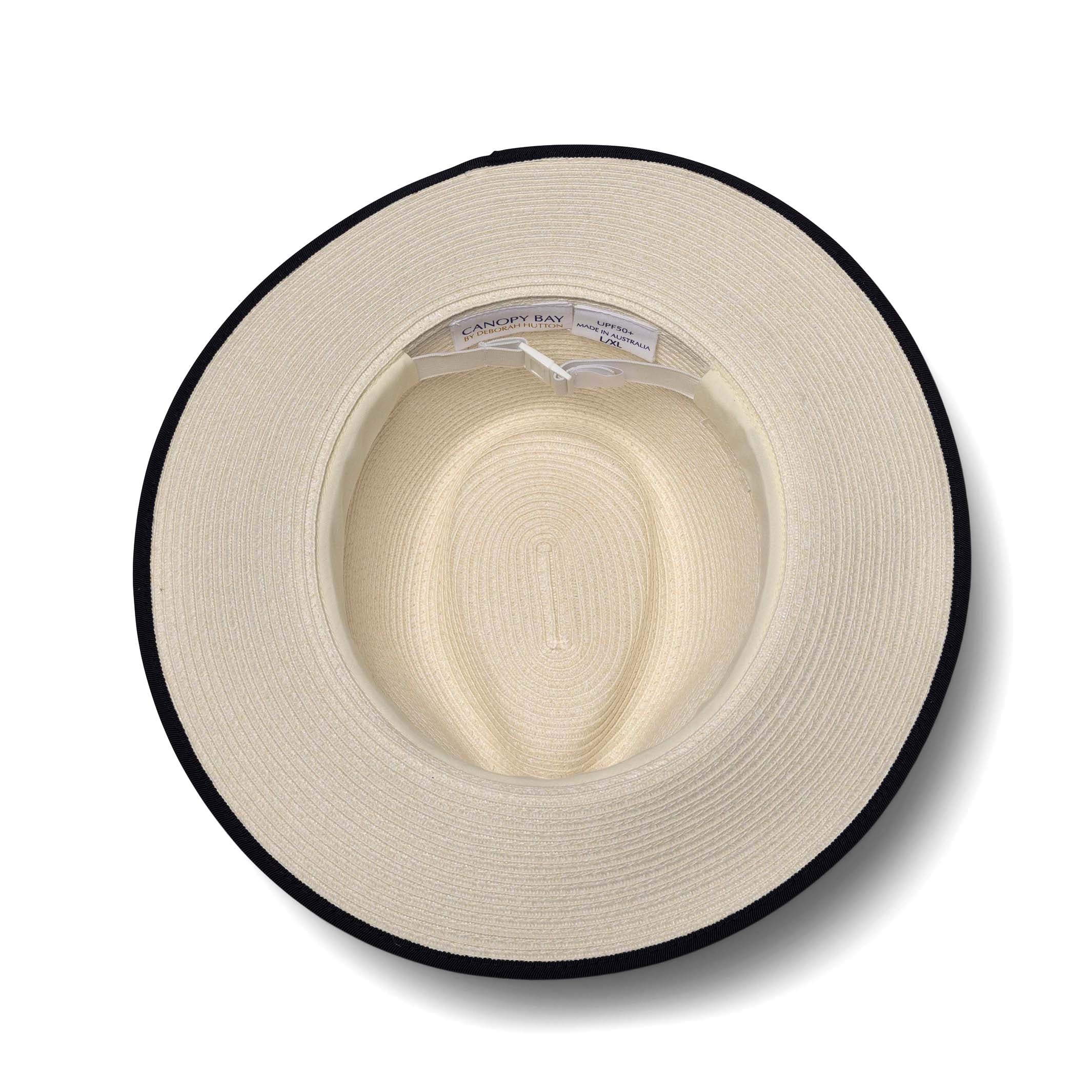 Windsor Fedora - Ivory/Navy