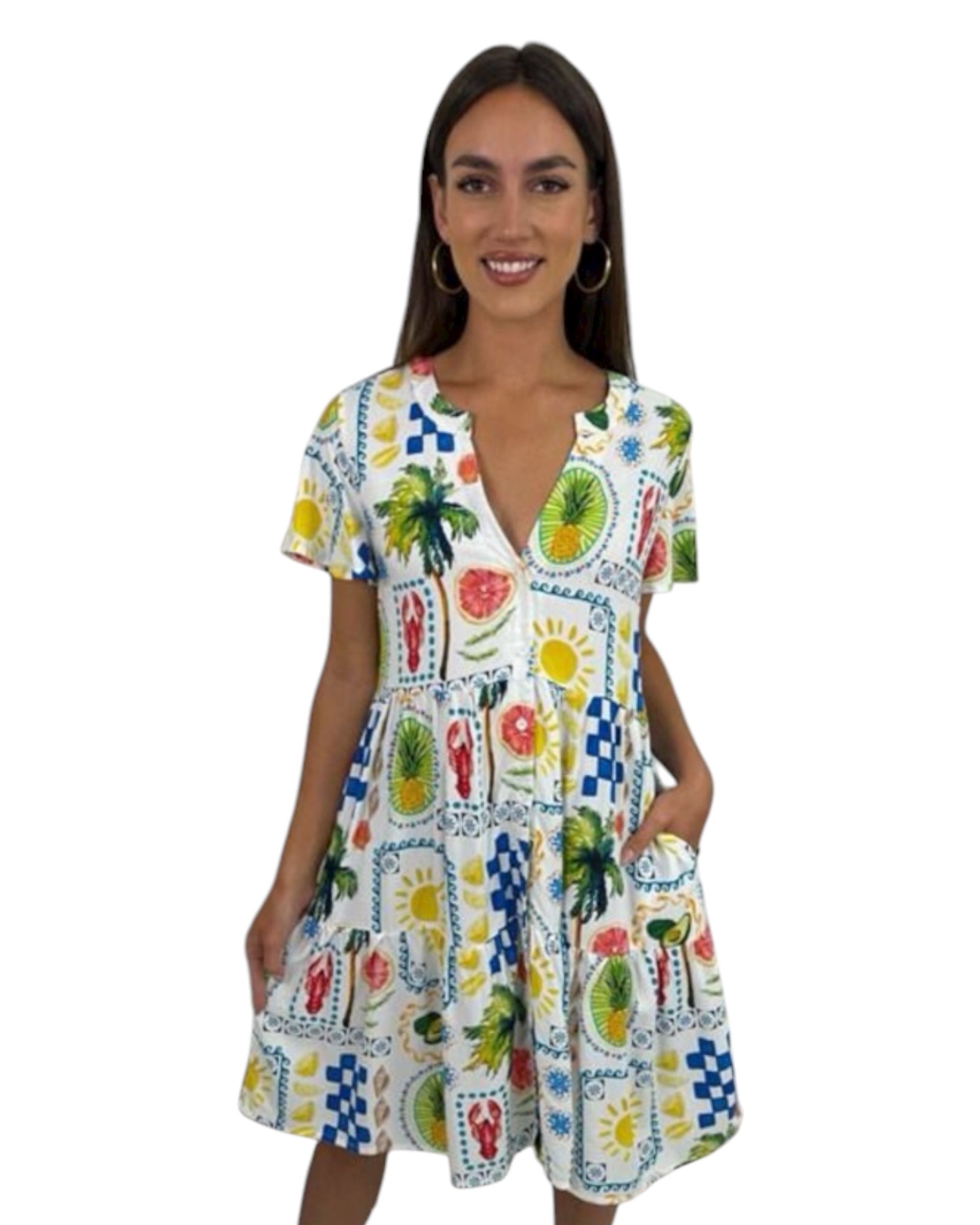 ‘Georgia' Print Dress