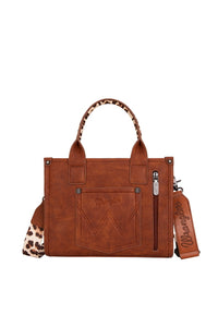 Wrangler Leopard Print Crossbody Bag - Tan