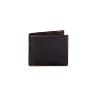 ‘Mason' RFID Leather Wallet with Coin Pocket – Brown