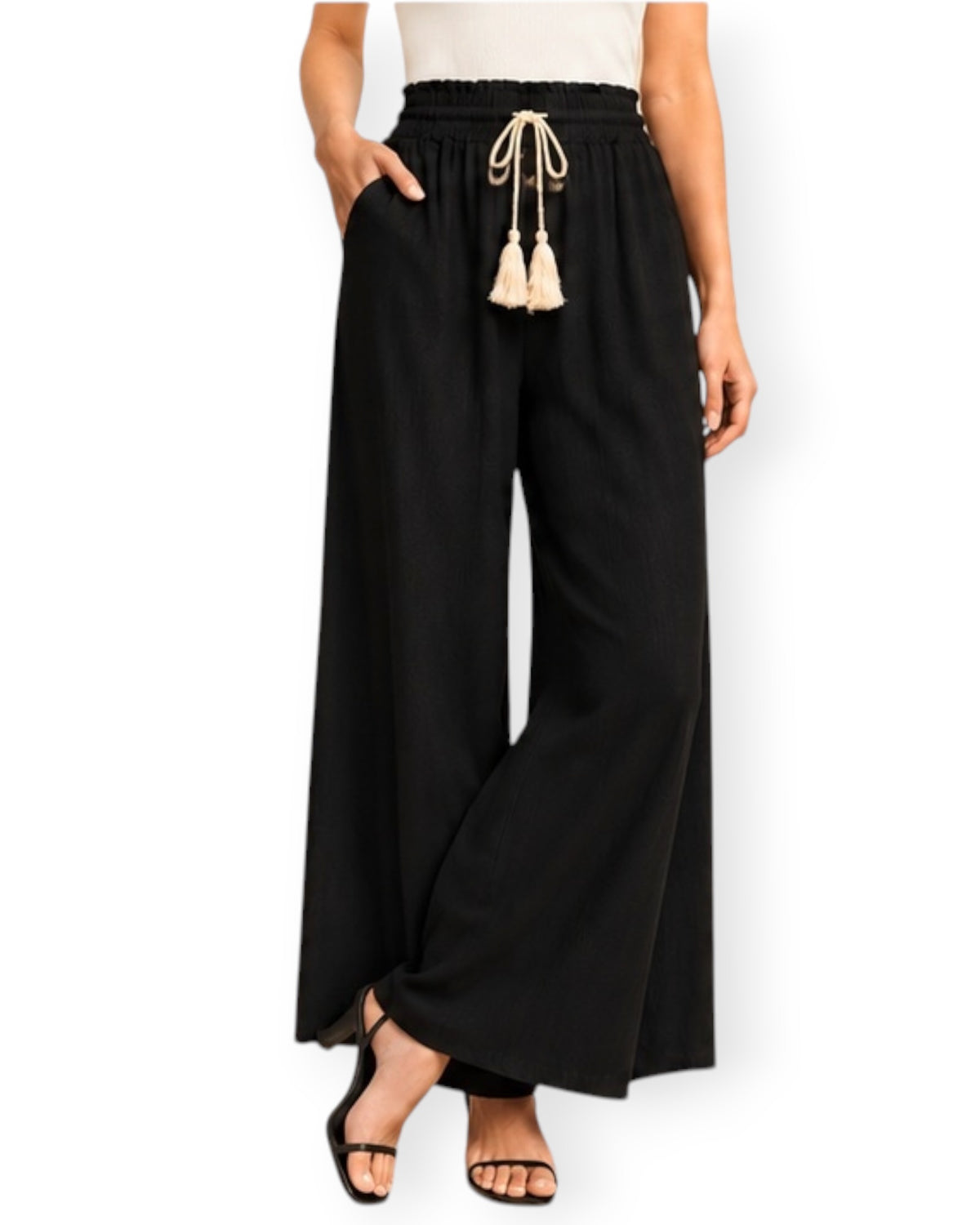 ‘Tamara' Casual Pants - Black