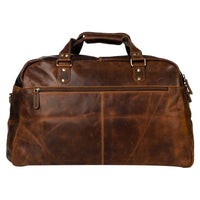Voyager Leather Weekender Bag – Sandal