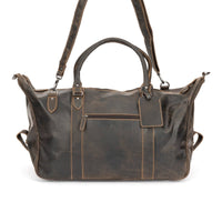 'Grant' Weekender Duffle Bag - Brown