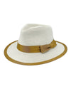 Boston Fedora - Beige/Caramel