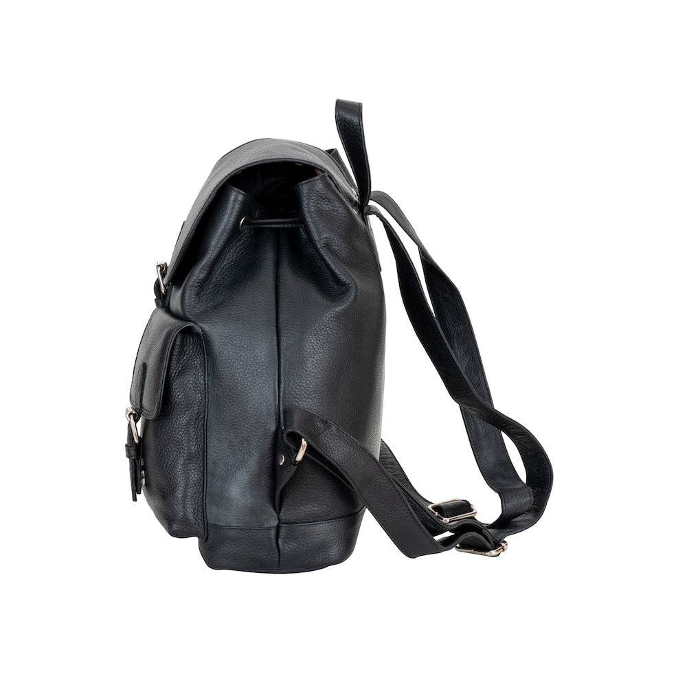 'Raven' Leather Backpack