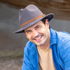 Simpson Adventurer Felt Fedora - Charcoal