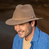 Simpson Adventurer Felt Fedora - Camel
