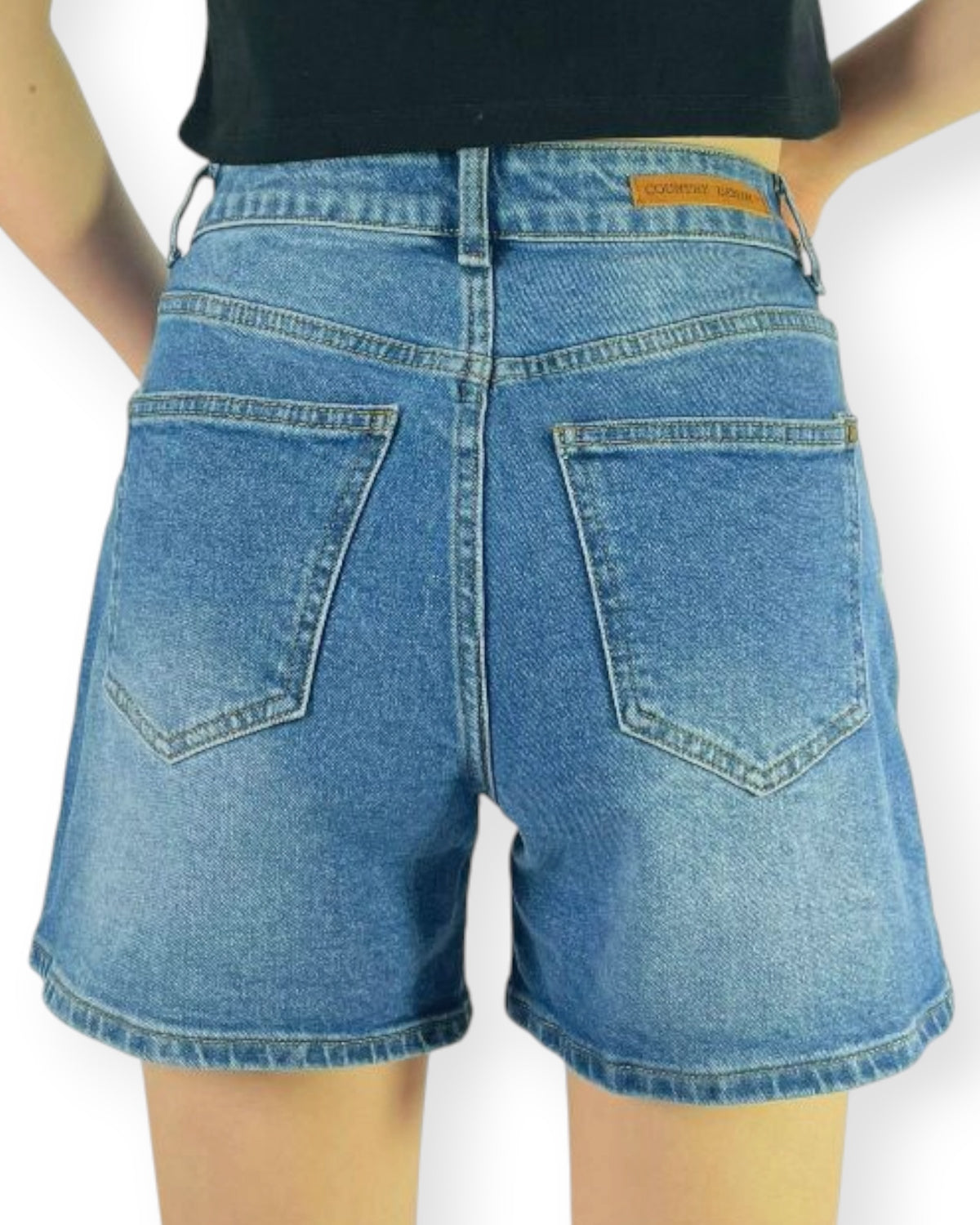 ‘Belle' Denim Shorts - Mid