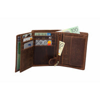 ‘Melton' RFID Leather Wallet - Sandel