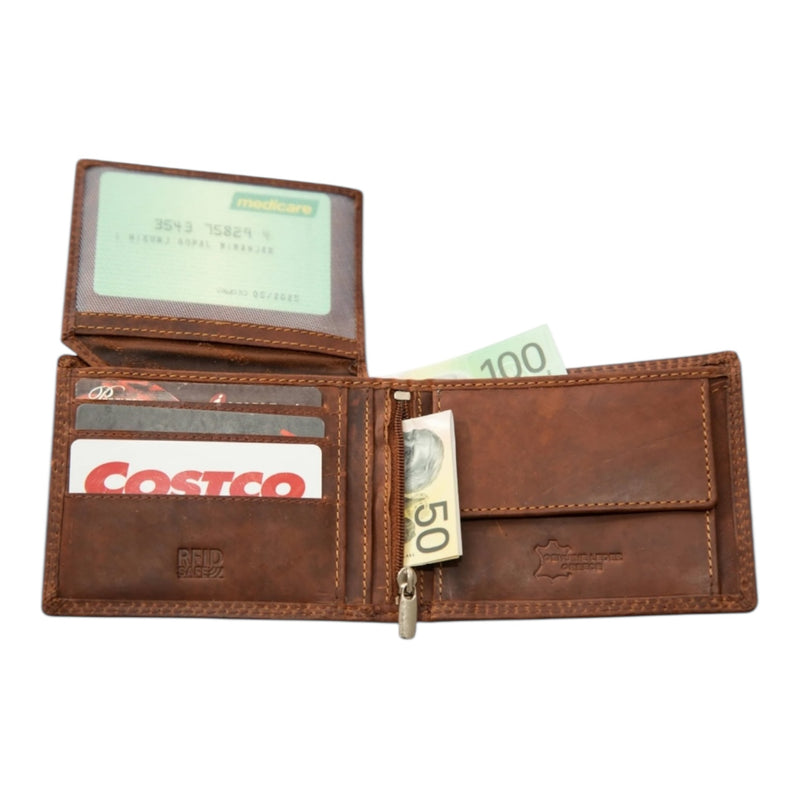 ‘Lithgow' Mens Wallet - Sandal