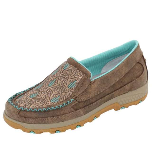 Cellstretch Slip On Mocs - Turquoise Cactus