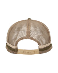 CEC Khaki & Stone Longhorn Logo Trucker Cap