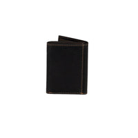 'Wellington' Men’s Tri-Fold RFID Leather Wallet – Brown