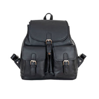 'Raven' Leather Backpack