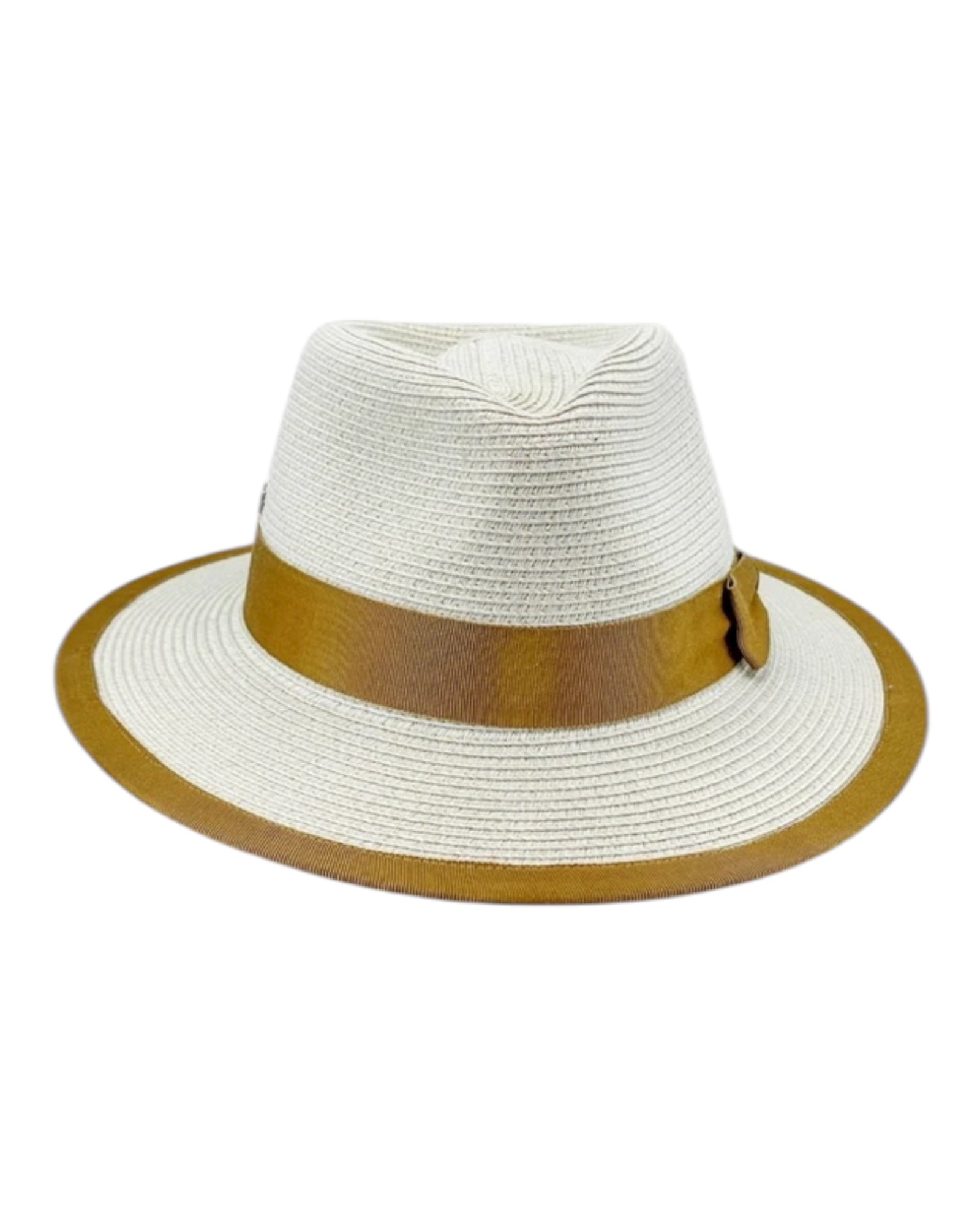 Boston Fedora - Beige/Caramel