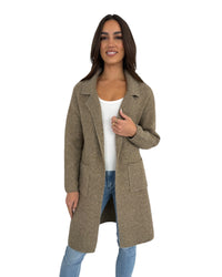 'Jess' Knit Cardigan - Walnut