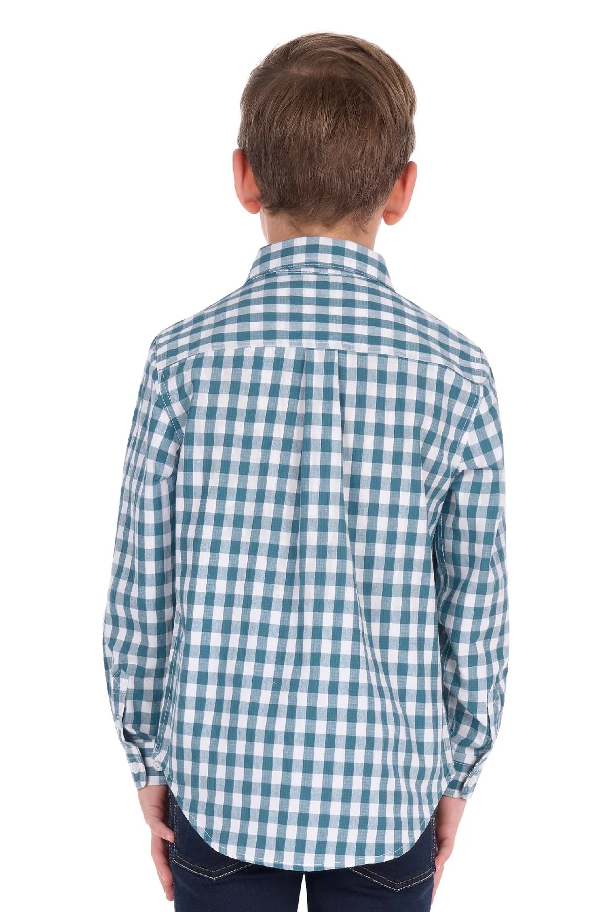 'River’ Half Button Shirt - Teal