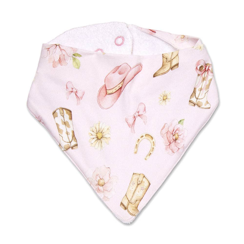 Boots & Bows Dribble Bib
