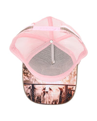 CEC Stone & Pink Logo Trucker Cap
