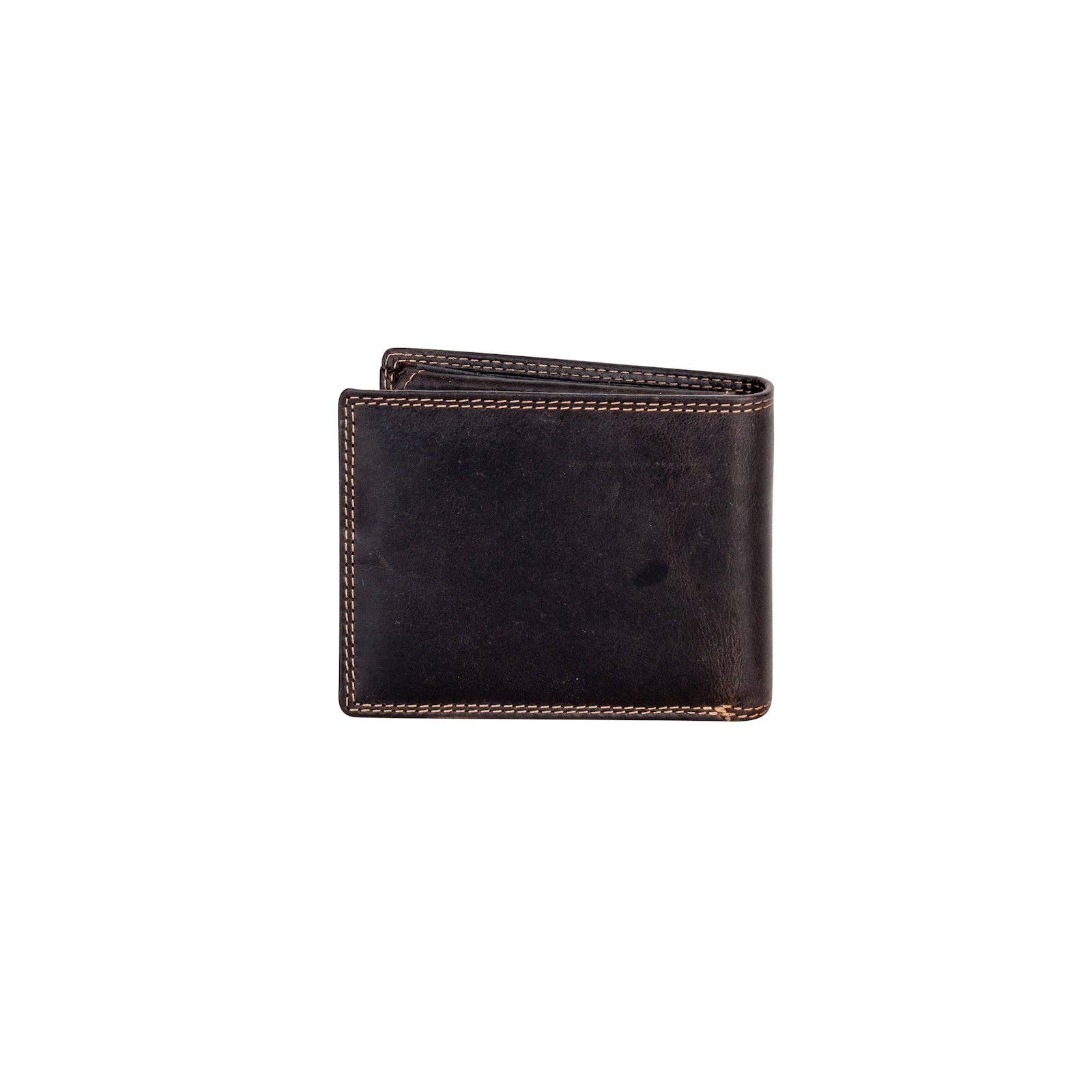 'Samson' RFID Leather Wallet – Brown